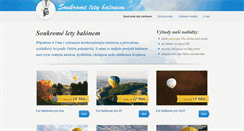 Desktop Screenshot of let-balonem.eu