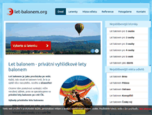 Tablet Screenshot of let-balonem.org
